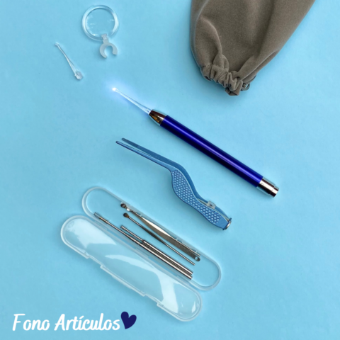 Kit Limpieza de oídos - Azul