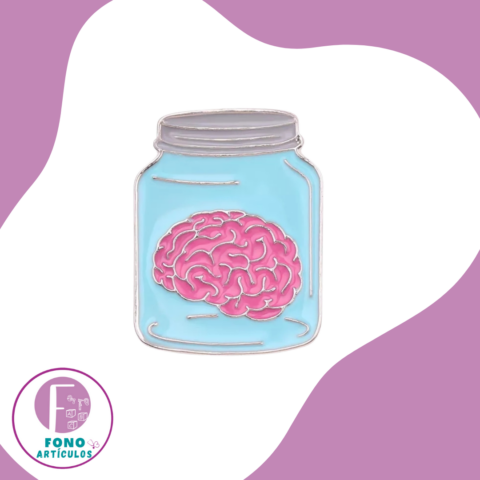 Pin Cerebro en frasco