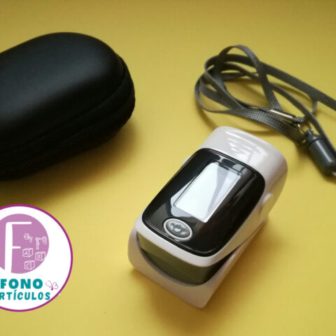 Oximetro / Saturometro  + estuche - gris
