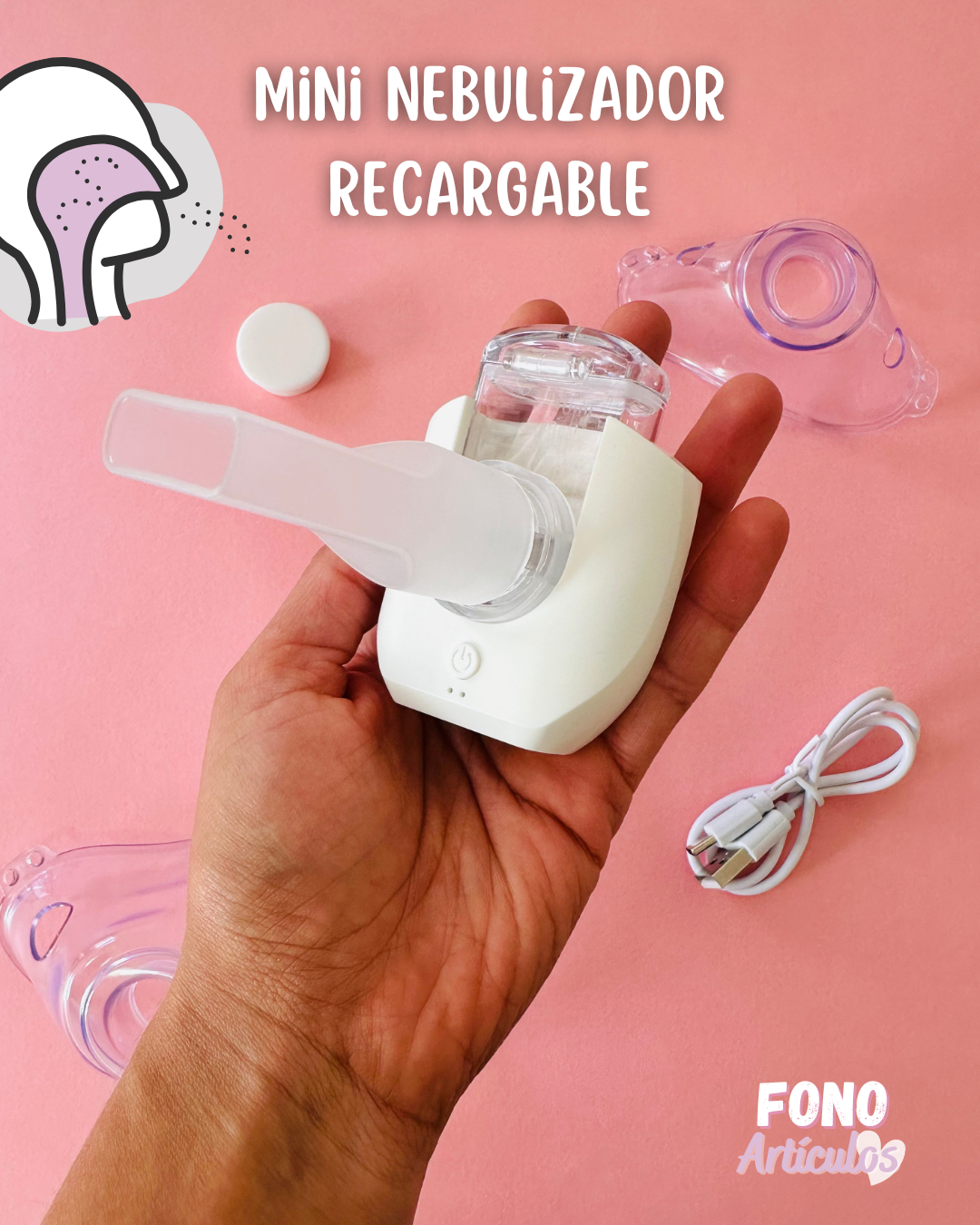 Mini Nebulizador Recargable