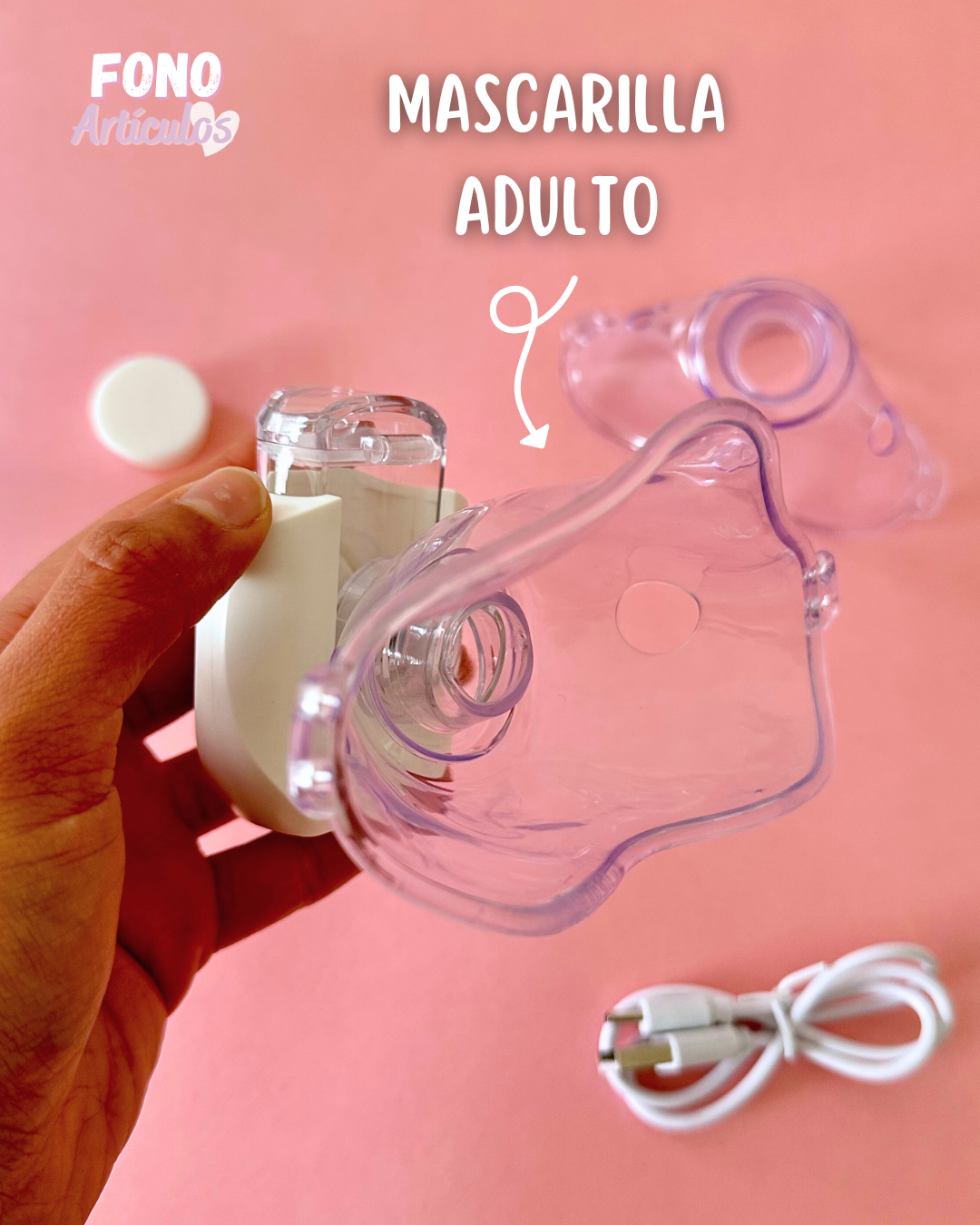 Mini Nebulizador Recargable - Imagen 2