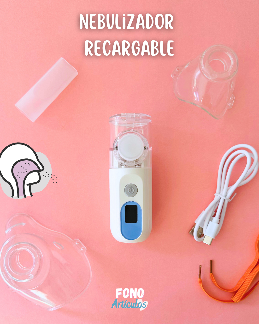 Nebulizador Recargable & Portátil