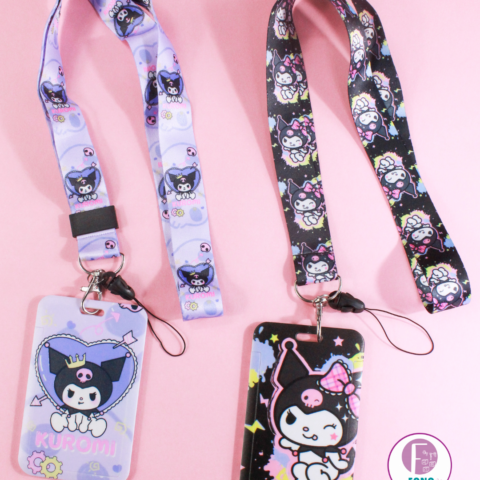 Porta Credencial con Lanyard - Kuromi