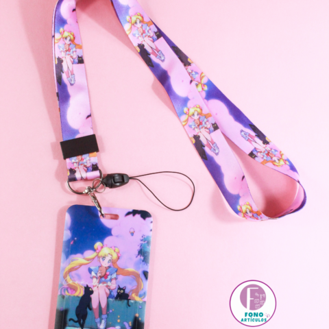 Porta Credencial con Lanyard - Sailor Moon