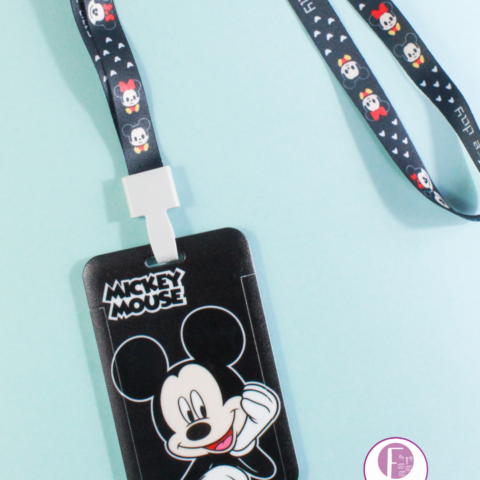 Porta Credencial con Lanyard - Mickey Mouse
